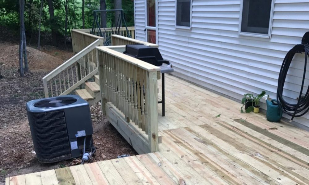 Deck Rebuild and Railings 2